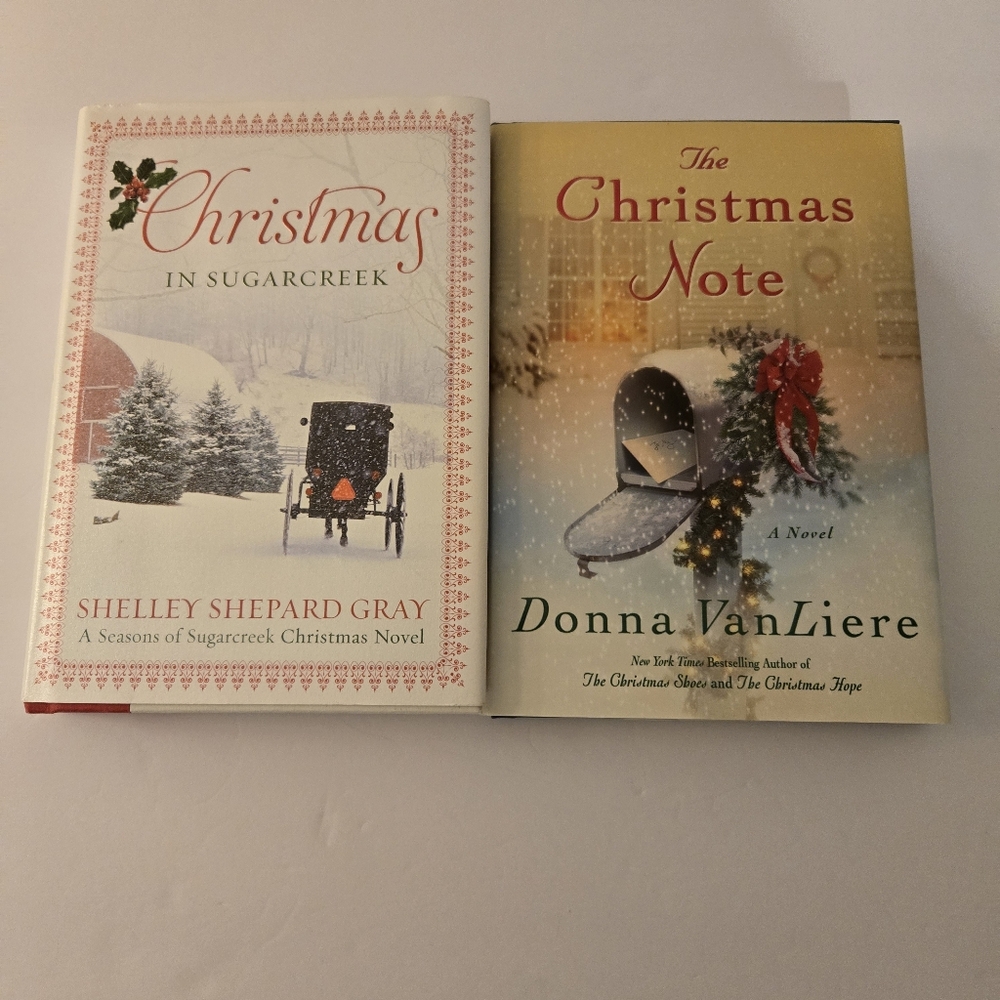 Two Christmas Novels Christmas In Sugarcreek & The Christmas Note Hardback Books